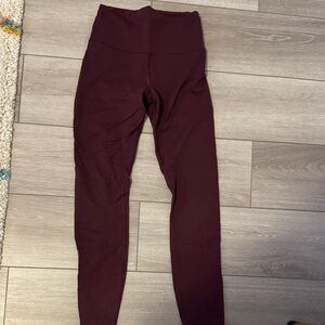 lululemon athletica Burgundy Leggings